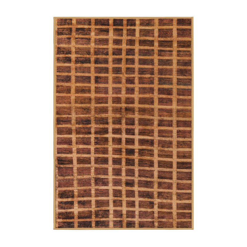 Tapis abstrait moderne 5281, Rectangle 2 pi x 3 pi