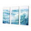 «Blue Ocean In Motion Scenery IV», ensemble de reproductions d'art mural océan-107766508-107766507