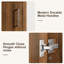 16 meubles de salle de bain autoportants avec lavabo et armoire de salle de bain-708679105