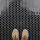 Metro 1" Hex Glossy Black 10-1/4 in. x 11-7/8 in. Porcelain Mosaic Floor and Wall Tile