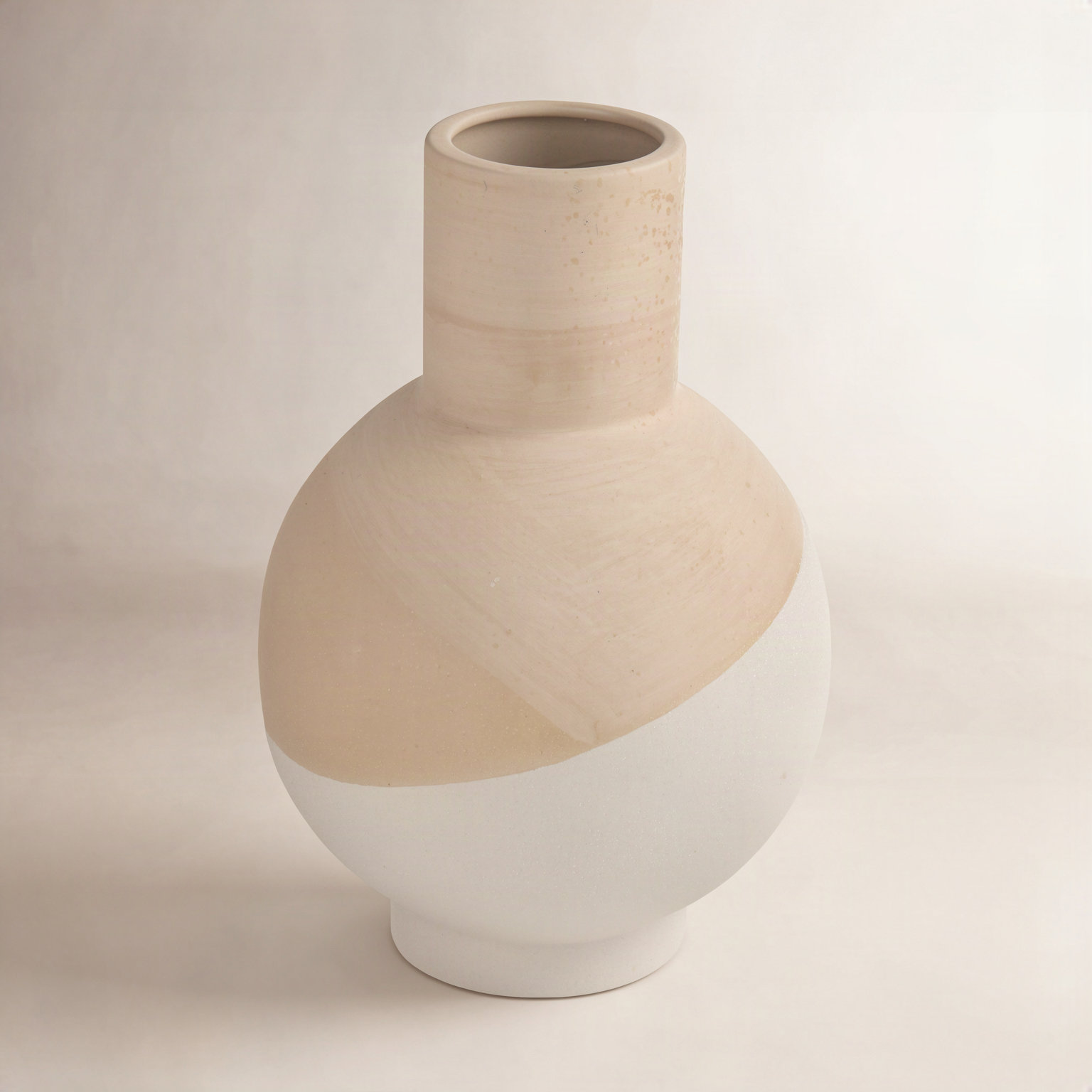 Tammy Handmade Ceramic Table Vase, 13" H x 9" W x 9" D