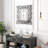 19.7" Crystal-Frame Mirrored Square Wall Clock