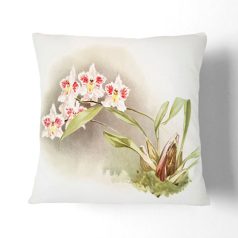 Square Throw Cushion, 55cm H x 55cm W x 20cm D, White