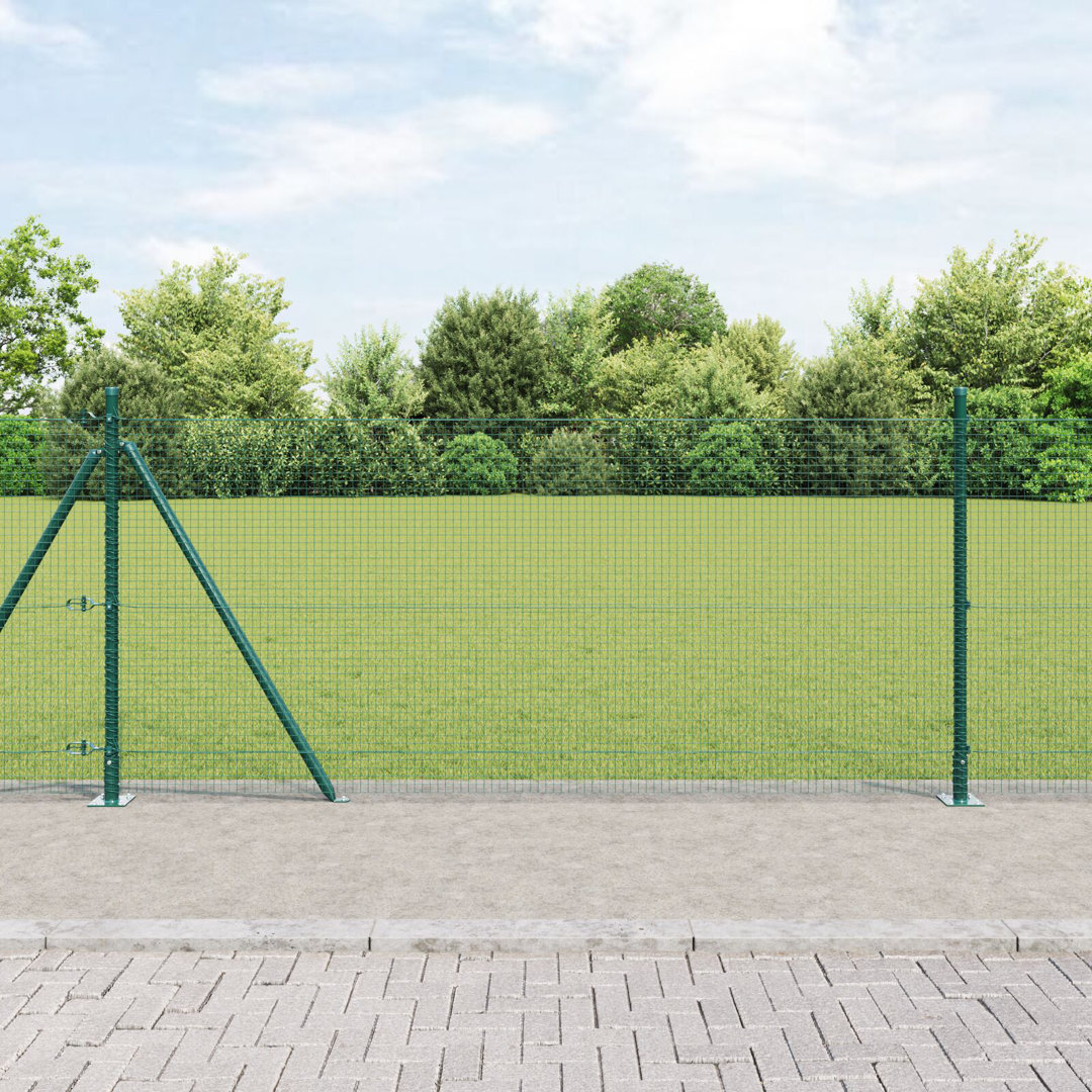 80cm H x 1000cm W Steel Border Fencing