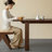 Bronw Rectangle Solid Wood Dining Tables-108896249