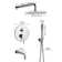 PureEssence Pressure-Balanced (Temperature And Volume) Complete Shower System with Rough in-Valve