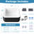 240 Gal. Hot Tub 73 In. L X 73 In. W X 25 In. H Inflatable Hot Tub 4-6 Person Portable Blow Up Hot Tub Outdoor Spa