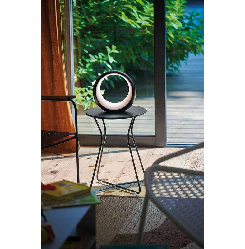 Hoopik LED Outdoor Table Lamp, Liquorice
