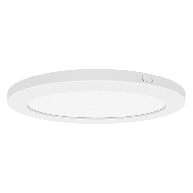 Plafonnier encastré DEL 9 po ModPLUS 3CCT, Blanc