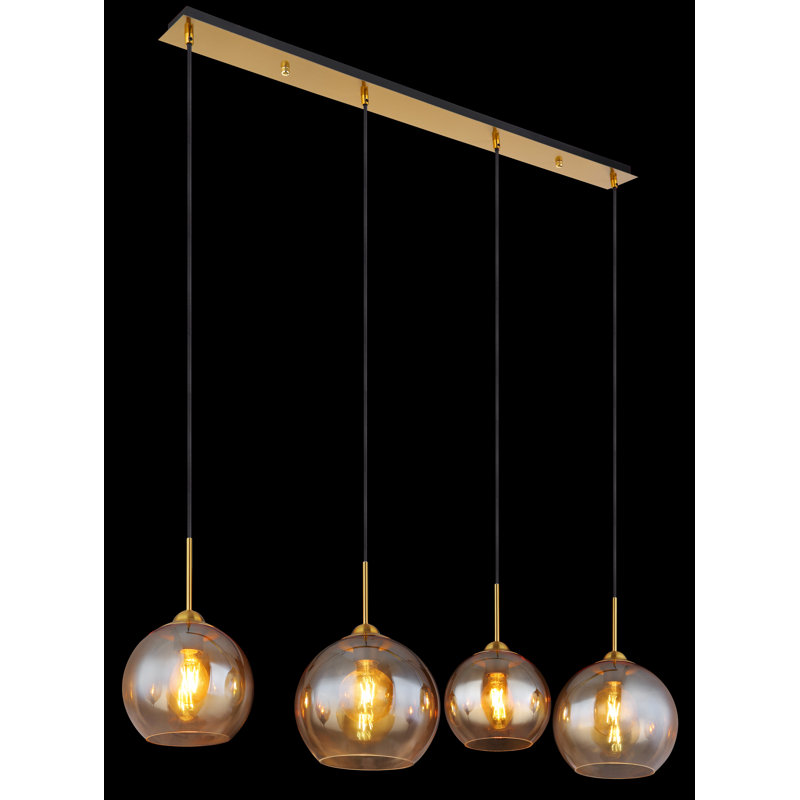 Axil 4 - Light Brass Pendant