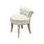 Solid + Manufactured Wood Accent Stool