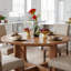 Round Solid Wood Dining Table
