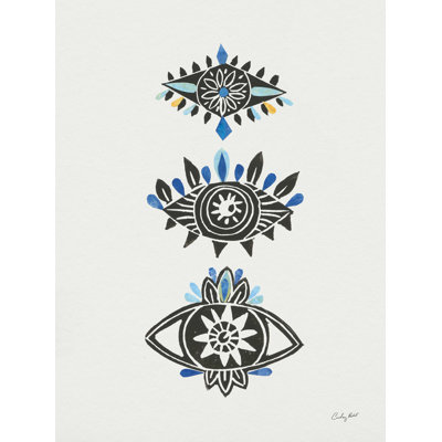 «Evil Eye II Collage», reproduction sur toile tendue