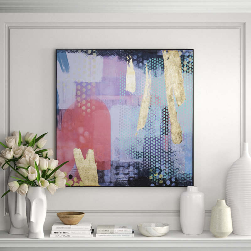 Pink Dust Abstract Print