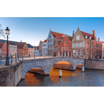 Chaske " Bruges Canal And Bridge " by Kavalenkavavolha