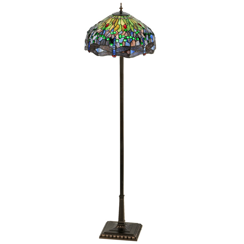 Asalonis 67'' Black Traditional Floor Lamp