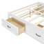 Lit plateforme double avec 6 tiroirs de rangement, blanc antique-1837385180-1837385183