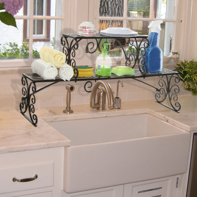 Donnelle 2 Teir Over-The-Sink Shelving Rack