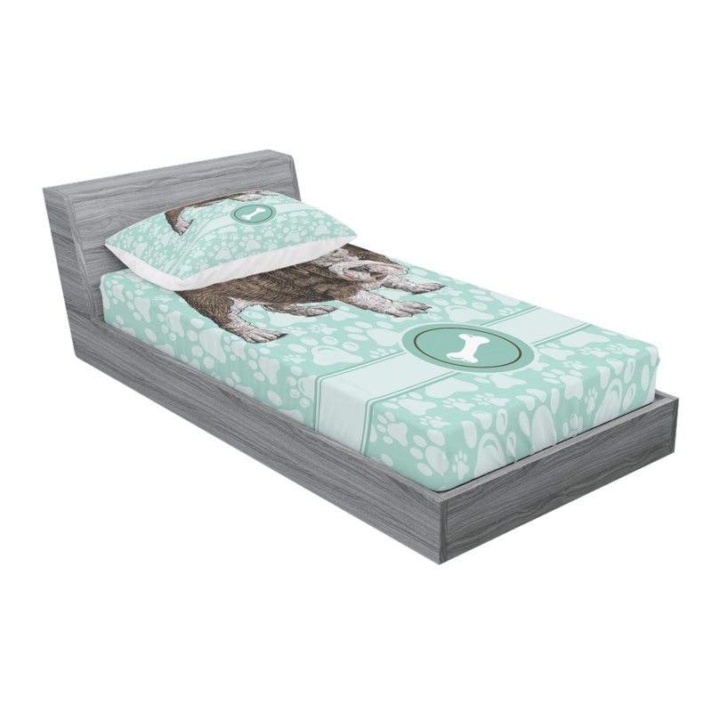 Microfiber Sheet Set, Twin Sheet Set + Fitted Sheet + 1 Pillowcase