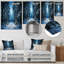 «Winter Snowy Evergreen VI», art mural paysages en métal-654694607