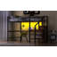 Lit mezzanine double en métal avec bureau-1903797186
