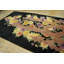 Tapis de couloir noir antique Antique Art Deco