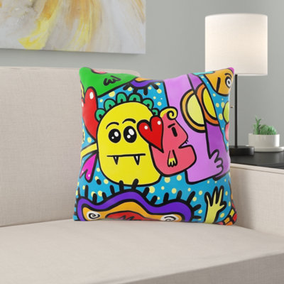 Cartoon Throw Pillow