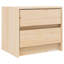 Natik Solid Wood Bedside Table-634935159