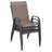 Metal Outdoor Stacking Dining Armchair-322419045