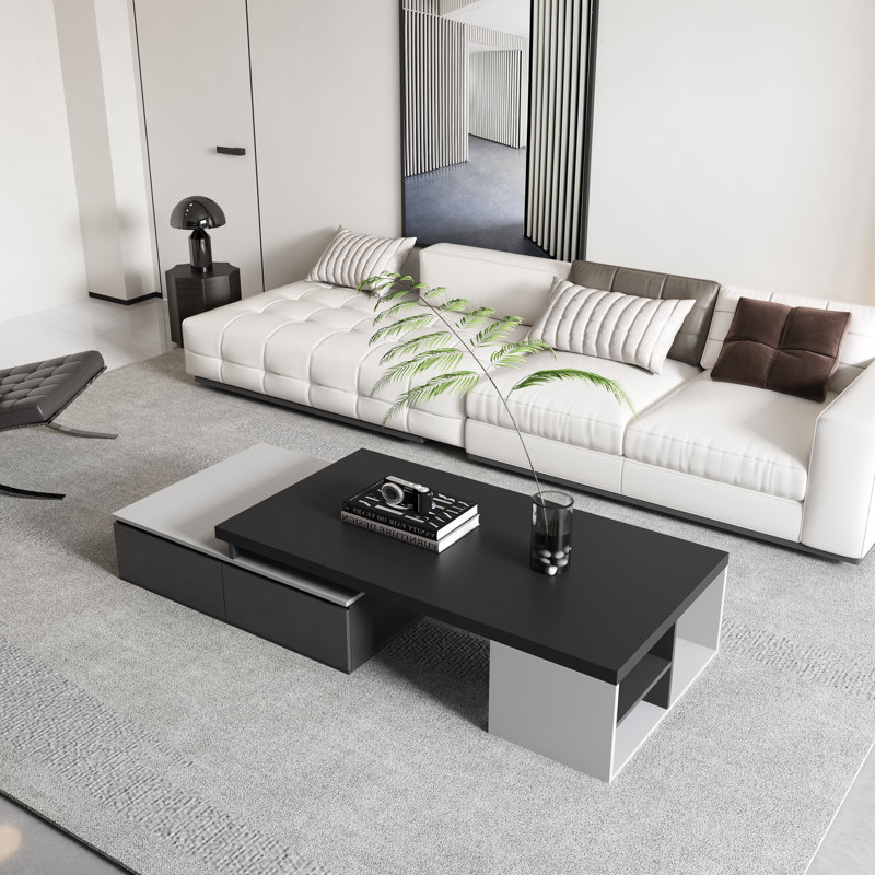 Table basse 70,9 po avec tiroir de rangement
