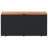 Acacia Steel/Solid Wood/Wicker Deck Box-103397023