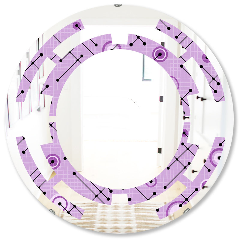 Miroir mural Space, Espace 1950 , H 23,6 po x l 23,6 po