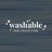 Madelyn Washable Ivory and Blue Machine Woven Area Rug-483316751