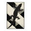 Tapis beige à motif géométrique moelleux et moelleux de couleur moelleuse - noir-1340435947