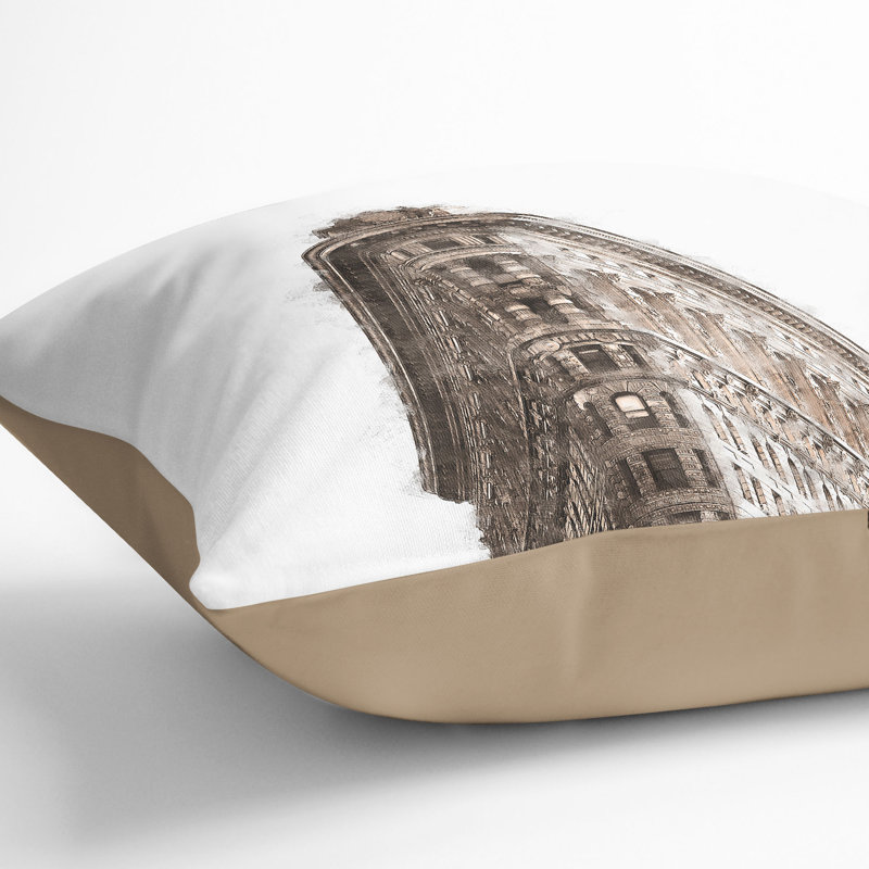 Square Cushion, 40cm H x 40cm W x 15cm D, Stone