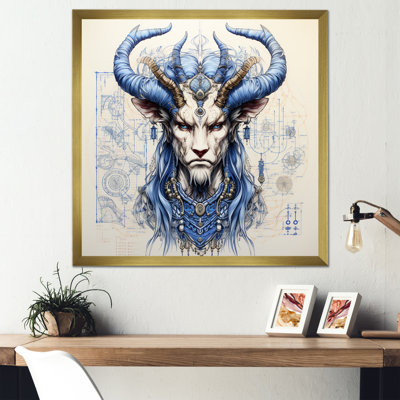 Blue Mythical Creature  - Mythical Creatures Wall Art