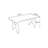 Black Rectangular Solid Wood desks-108027065