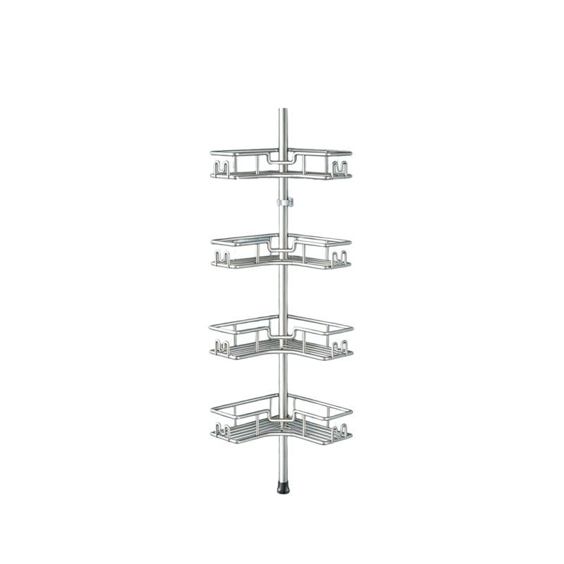 Tension Stainless Steel Shower Shelf, Silver