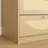 Dresser with Rattan Front, Wide Particle Board Chest of Drawers-1159511971-1159511982