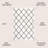 Schlesinger Moroccan Style Diamond Shag White/Gray Rug-24631209