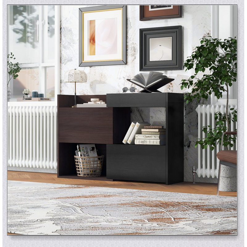 Adjustable Multifunctional Storage Cabinet With Drawer, Ideal For Small Spaces And Versatile Home Decor