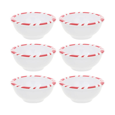3 3/8" Mini Bowl S6, Peppermint