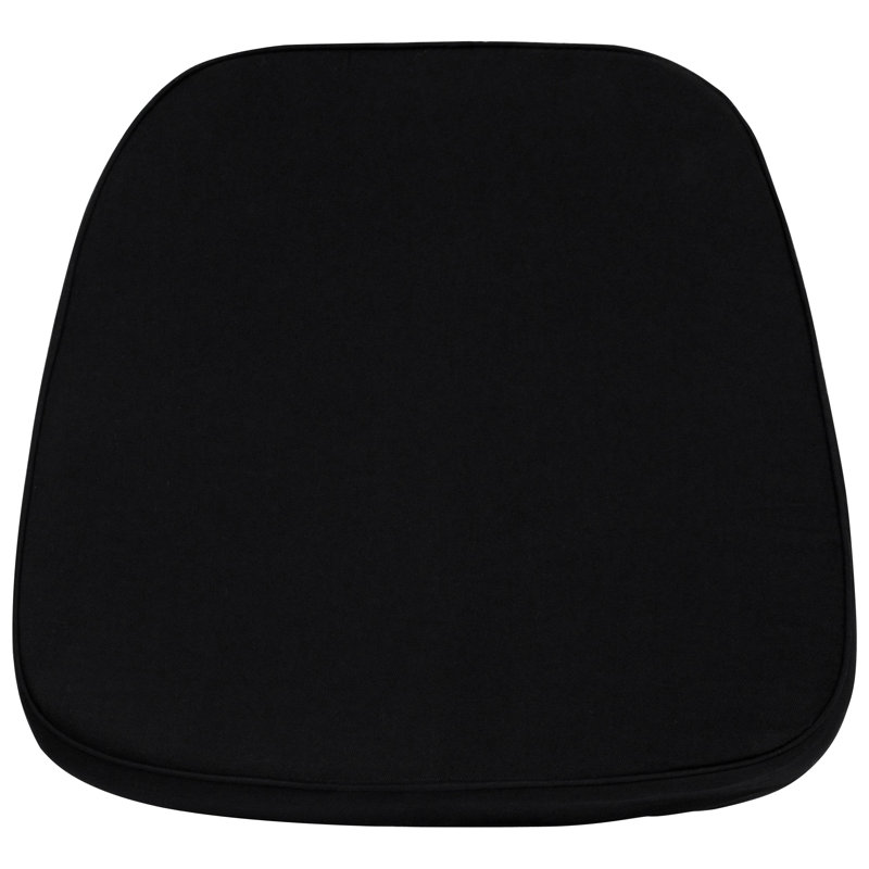 Chiavari Soft Fabric Chiavari Chair Cushion, Black