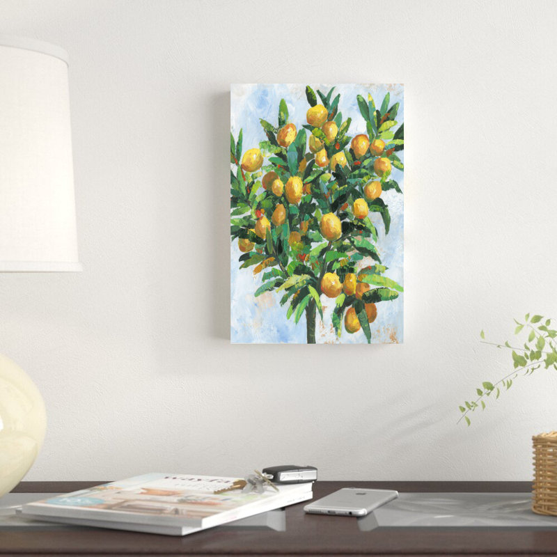 " Lemon Tree " Painting Print, 12" H x 8" W