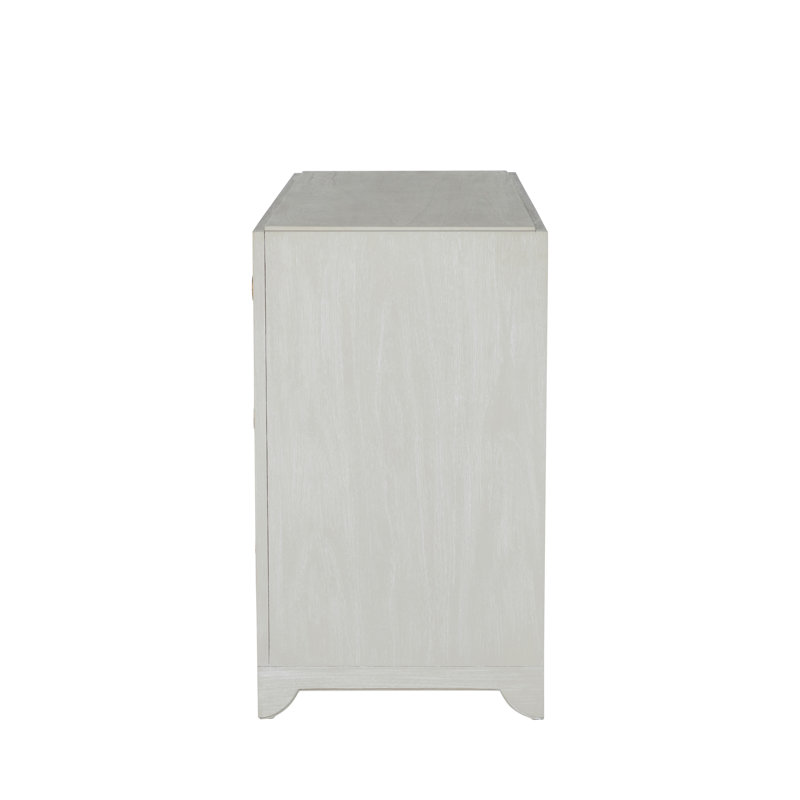 Fairmont 6 Drawer 58" W Solid Wood Double Dresser