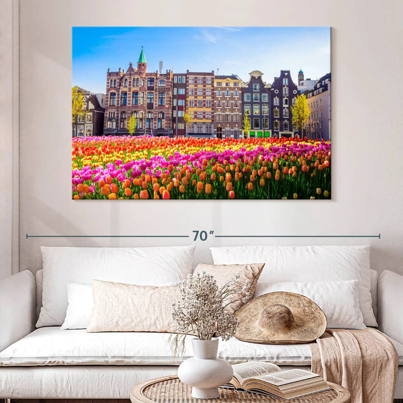 Nicci Amsterdam Tulips, H 34 po x l 51 po