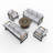 8 - Person Patio Conversation Set with Cushions-71924561