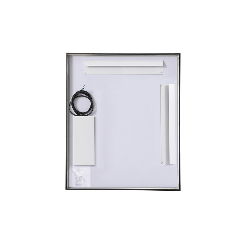 Miroir Piche, 30 po x 36 po, Noir