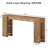 Wood Console Table