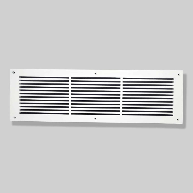 Grille murale en métal, Blanc